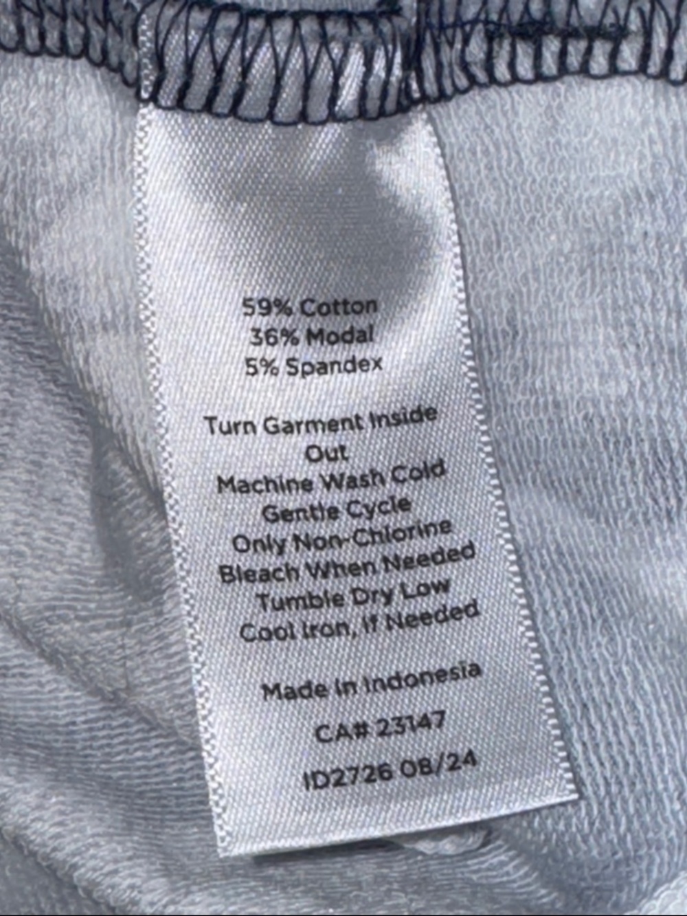 T by Talbots Modal French Terry Snap Placket Pullover medium shirt etched floral - Picture 9 of 10